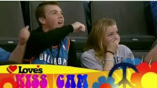 Thunder put brother and sister on kiss cam