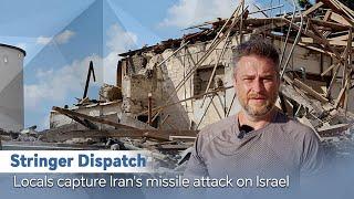 Stringer Dispatch: Locals capture Iran's missile attack on Israel