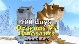 100 Days Dragons Vs. Dinosaurs in Minecraft / 05: Sabertooth Tigers