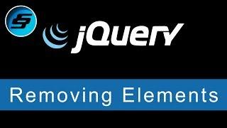 Removing Elements Using Remove and Empty - jQuery Ultimate Programming Bible