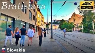 Spaziergang in Bratislava bei Tageslicht / Slowakei  / August 2024 / 4K HDR