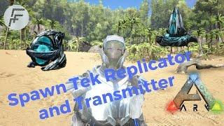 Ark Survival Evolved: How to Spawn Tek Replicator, Tek Transmitter and Element.