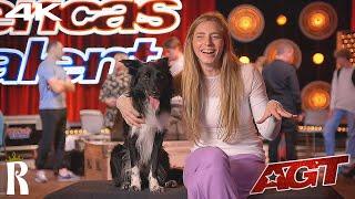 Roni Sagi & Rhythm (Dog Dancer) Intro + Audition | Week 3 | America's Got Talent 2024