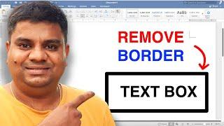 How To Insert Text Box In Word Without Border