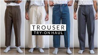 The Best Place To Purchase Trousers | Try-on Haul | Menswear Essentials