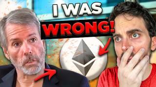 Michael Saylor: I Was Wrong About Ethereum, “A Crypto Renaissance is Coming”