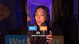 Asmr wet mouth sounds vs dry mouth sounds asmr p1 #asmr #fastasmr #asmrmouthsounds #mouthsounds