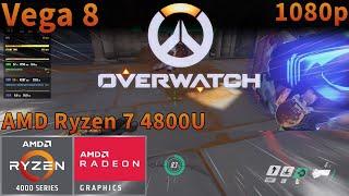 Overwatch | AMD Ryzen 7 4800U APU | Vega 8 | 1080p