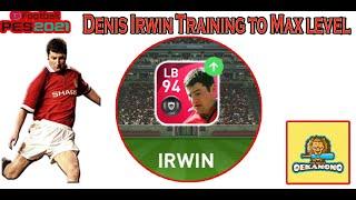 Denis Irwin- Training to Max level | PES 2022 Mobile