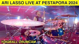 ARI LASSO LIVE AT PESTAPORA 2024 - YOIQBALL DRUMCAM