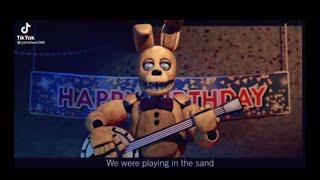 We were playing in the sand // Spring bonnie // TRIGGER WARNING ️