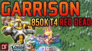 Garrison TRAP takes 850,000 T4 to their graves! - Lords Mobile