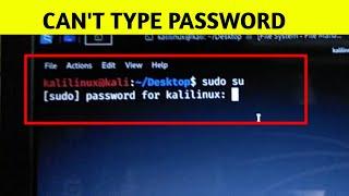 Password Not Typing Ubuntu Linux | Kali Linux Password Can't Typing Solved