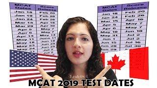 2019 MCAT Test Dates (US/Canada) and What it Means for You