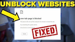 how to unblock a website blocked by administrator in 2024