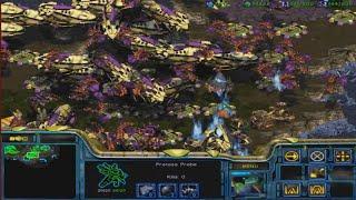 StarCraft: Brood War - 1 Protoss vs 7 random computers (vs 7 computers ) Map: Big Game Hunters