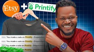 Earn $922.32 Selling T-Shirts You do not Own With AI on Printify | Complete Print On Demand Course