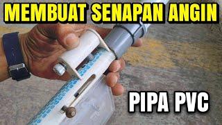 MEMBUAT pompa SENAPAN ANGIN BAHAN DARI PIPA PVC #creative #esdetv