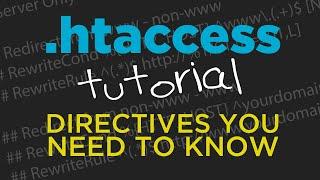 .htaccess Tutorial - Directives You Need to Know - #71