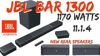 NEW 2023 JBL BAR 1300 Soundbar - 1170 Watts with 11.1.4 Dolby Atmos 3D Sound