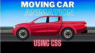 Moving Car using CSS animation - Part I