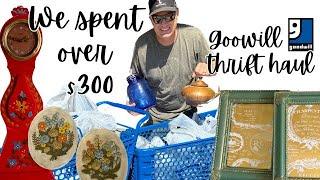 $300 Thrift Trip To Goodwill For Home Decor!  Reselling For Profit