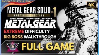 Metal Gear Solid 1 Walkthrough [EXTREME] Big Boss Rank | FULL GAME