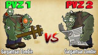 All Zombies PVZ 1 vs PVZ 2 Battlez - Which Version Will Win? - Zombie vs Zombie