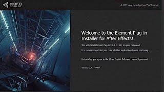 How to install the update Element 3D plugin( V. 2.2.3 (2192) ) for AE