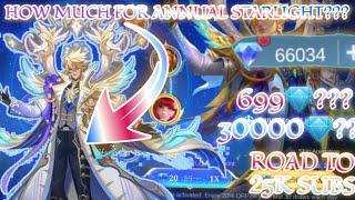 HOW MUCH /DIAMONDS FOR VALE ANNUAL STARLIGHT SKIN "CONCERTO OF LIGHT" IN STARLIGHT FEST EVENT |MLBB