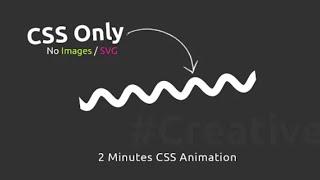 How To make wavy line Using HTML And CSS In Just 3 Minutes || with source  code