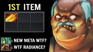 NEW META First Item Radiance Pudge Mid Crazy 300 DMG/s Burn Raid Boss vs LS Late WTF Dota 2