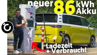 VW ID.BUZZ LANG - Überraschung an der Ladesäule im Familien E-Bulli!