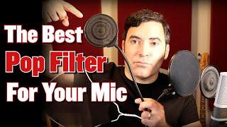 The Best Kind of  Microphone Pop Filter? (...and what to do if you don't have one.)