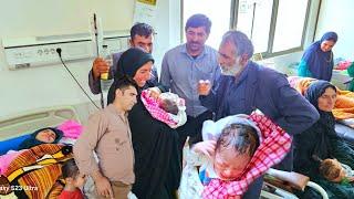 Journey of Joy : Nomadic Family Visits Newborn Baby  in the City Hospital