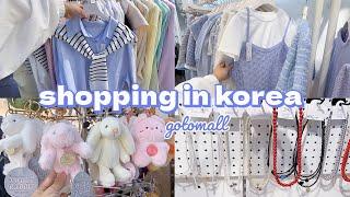 shopping in korea vlog  gotomall fashion & accessory haul  underground shopping center