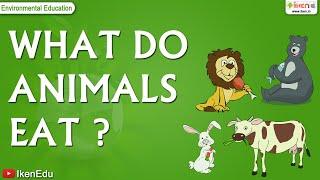 Kids Science - What and How do Animals Eat? | iKen | iKen Edu | iKen App