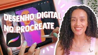 DESENHO DIGITAL NO PROCREATE DO ZERO - NOÇÕES BÁSICAS DO APP E DICAS DE DESENHO