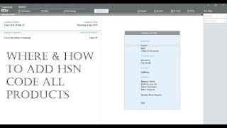 How to add Hsn code in tally prime/ Tally Prime me hsn code kase dale/ How to record hsn tally prime