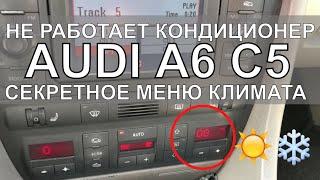 Не работает кондиционер Audi A6 C5 Секретное меню климата!