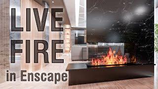 Enscape Animation Hack: Creating Stunning Live Fire Effects in Revit