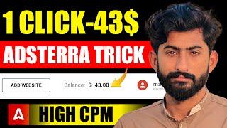 Adsterra New Premium Earning Method | Adsterra High CPM Earning Trick | Earn From Adsterra