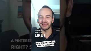 Here Is Why You Should Run Ads on Instagram Derek Videll #shorts