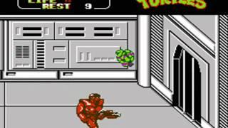 TMNT 2 : The Arcade Game (NES) - All Bosses