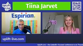 UpLift Live conference speaker: Tiina Jarvet
