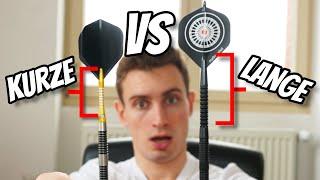 KURZE VS .LANGE DART SCHÄFTE IM TEST | Verschiedene Darts Schäfte | myDartpfeilTV