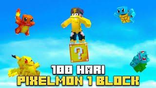 100 Hari Minecraft Pixelmon One Block