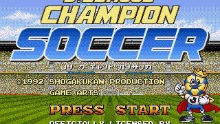 J - League Champion Soccer - (Mega Drive) - Completo