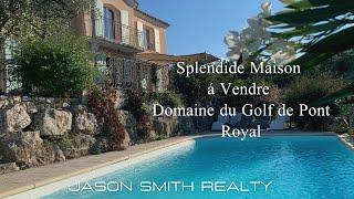 SPLENDIDE MAISON A VENDRE SUR LE DOMAINE DU GOLF DE PONT ROYAL PAR JASON SMITH REALTY