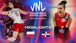  POL vs.  DOM - Highlights | Week 3 | Women's VNL 2024